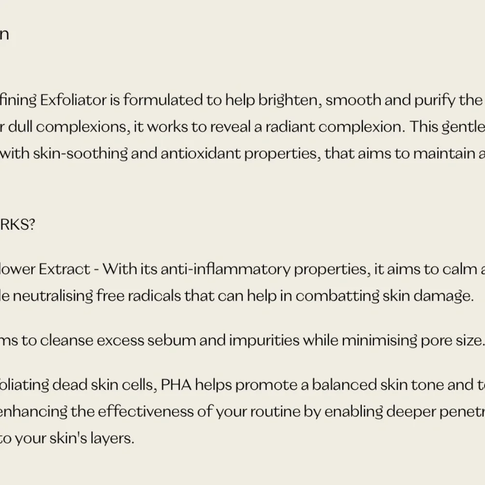 Flanerie Vivifying Serum & Pore Refining Exfoliator